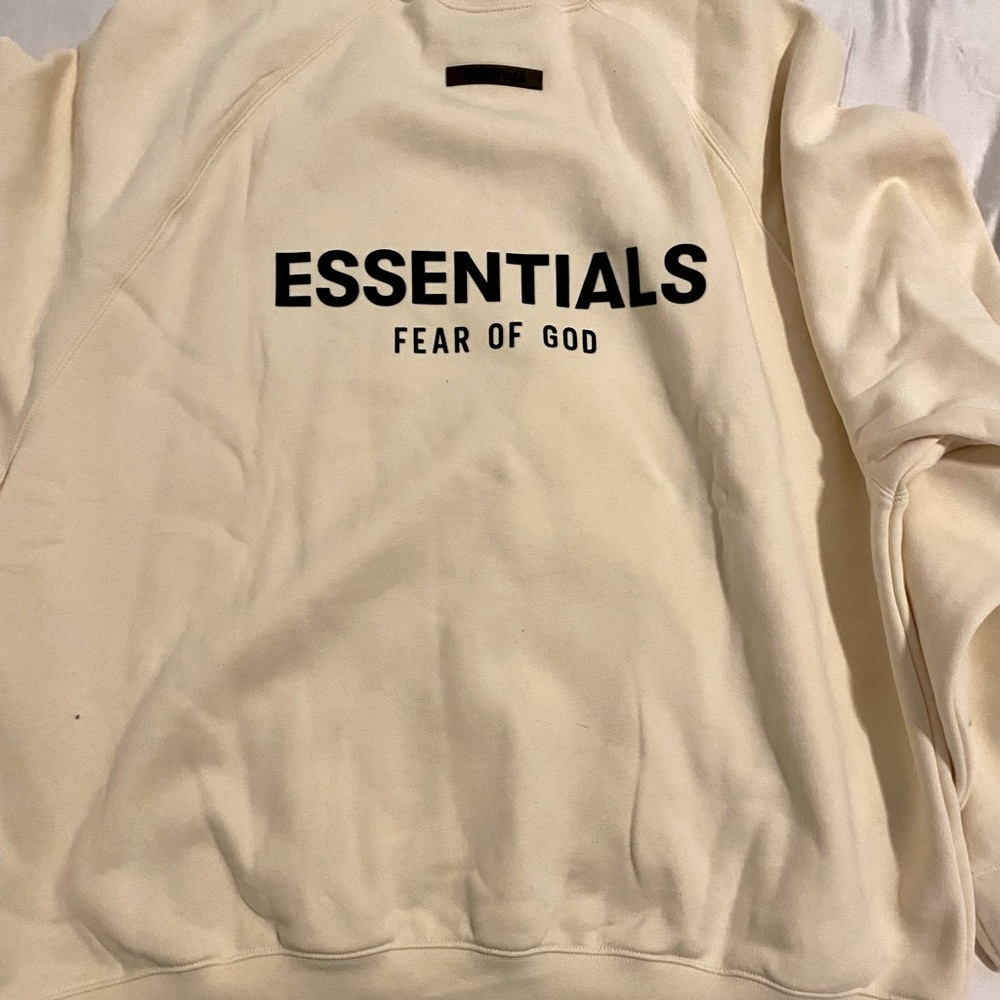 Fog nwt cream sweatshirt sz xl